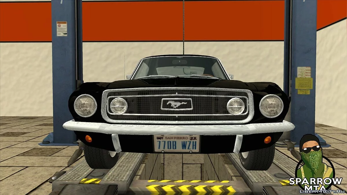 Ford Mustang GT Fastback 390 1968 / GTA San Andreas
