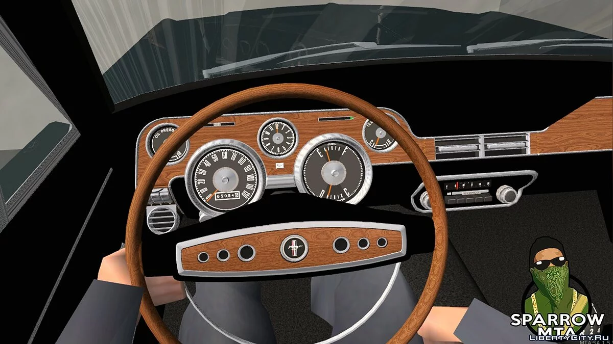Ford Mustang GT Fastback 390 1968 / GTA San Andreas