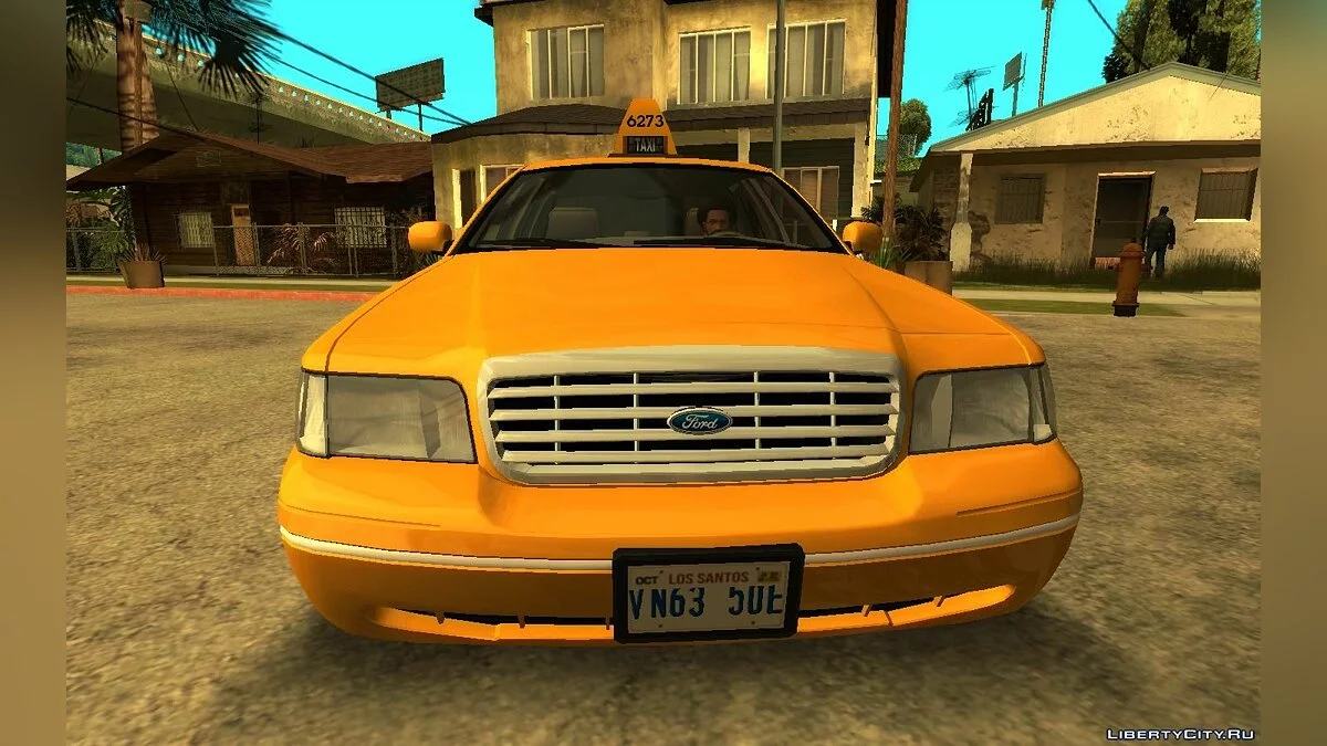 Таксі 2003 Ford Crown Victoria Downtown Cab v1.0 / GTA San Andreas