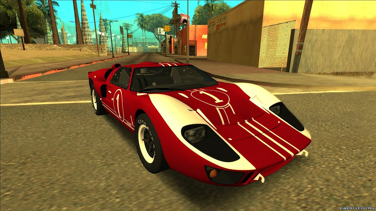 GTA San Andreas Gran Turismo 2 Ford GT40 Race Car Sound Mod Mod 