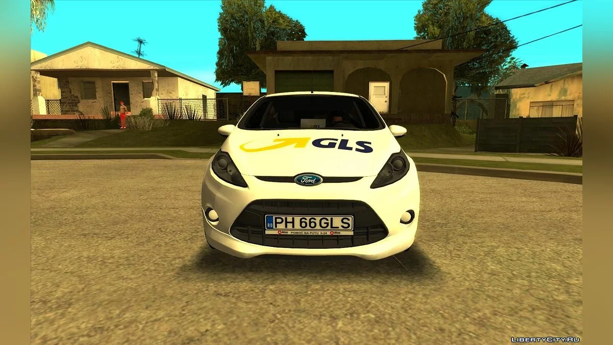 福特嘉年华厢式货车 - GLS快递 / GTA San Andreas