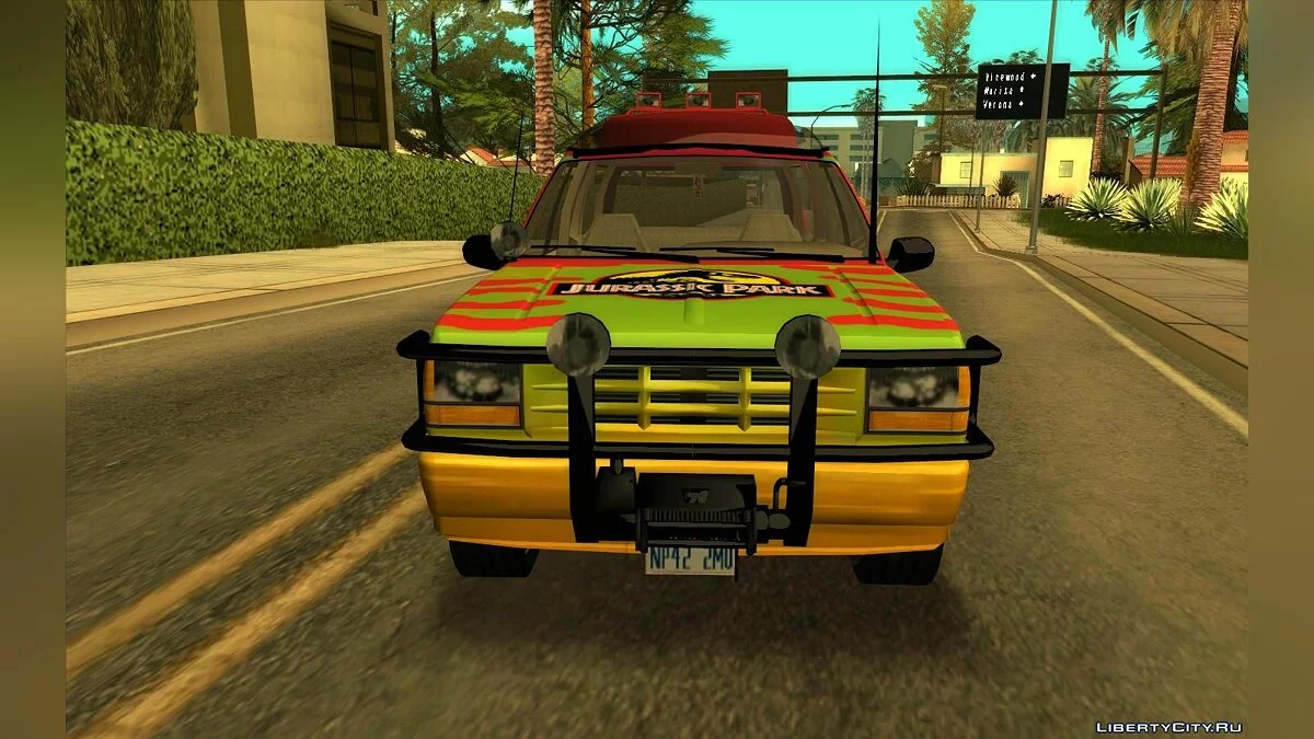 福特探险者侏罗纪公园 v3 - 改进模型 / GTA San Andreas
