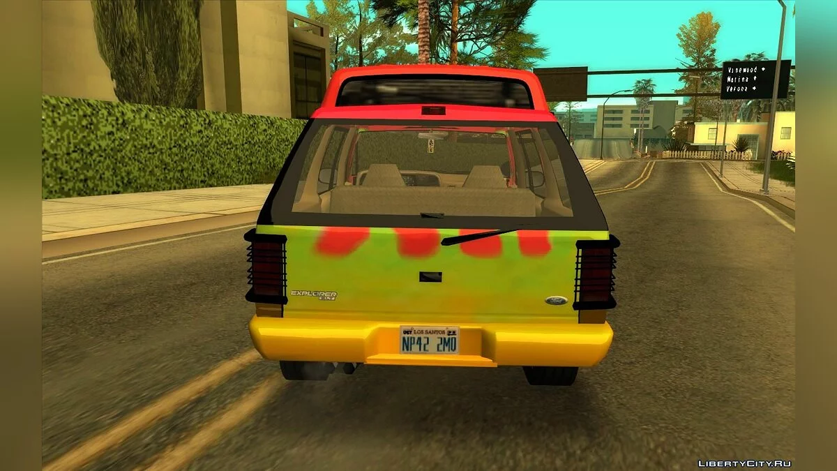 福特探险者侏罗纪公园 v3 - 改进模型 / GTA San Andreas