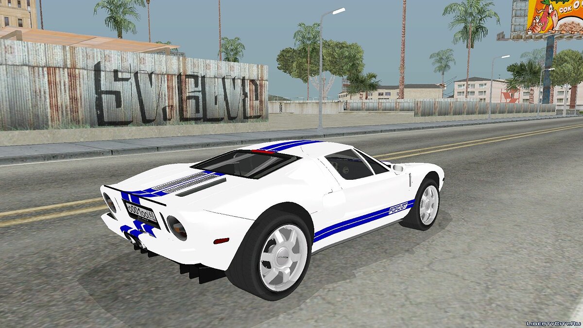 GTA San Andreas Gran Turismo 2 Ford GT40 Race Car Sound Mod Mod 