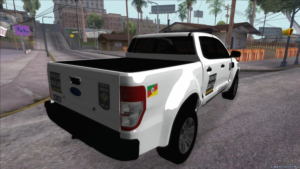 Ford Ranger Police Brésilienne (Forca Gaucha) / GTA San Andreas