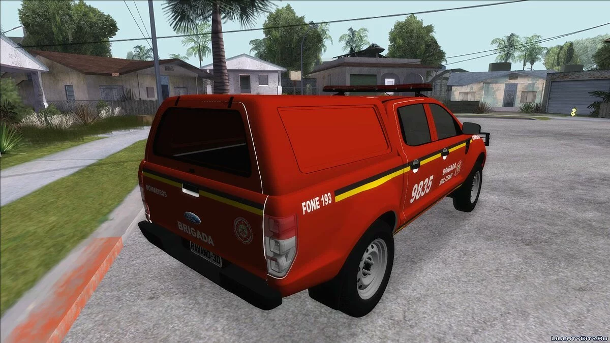 Ford Ranger Brasilianische Polizei / GTA San Andreas