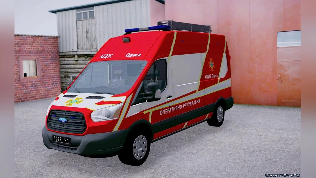 Ford Transit ДСНС України / GTA San Andreas