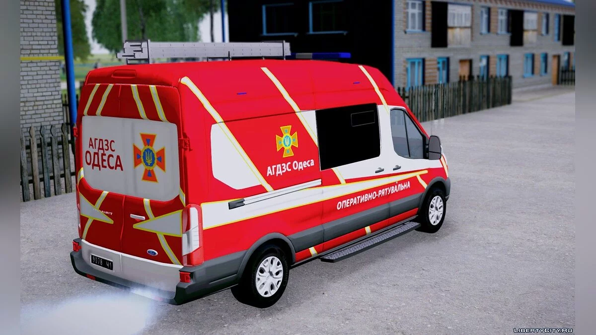 Ford Transit ДСНС України / GTA San Andreas