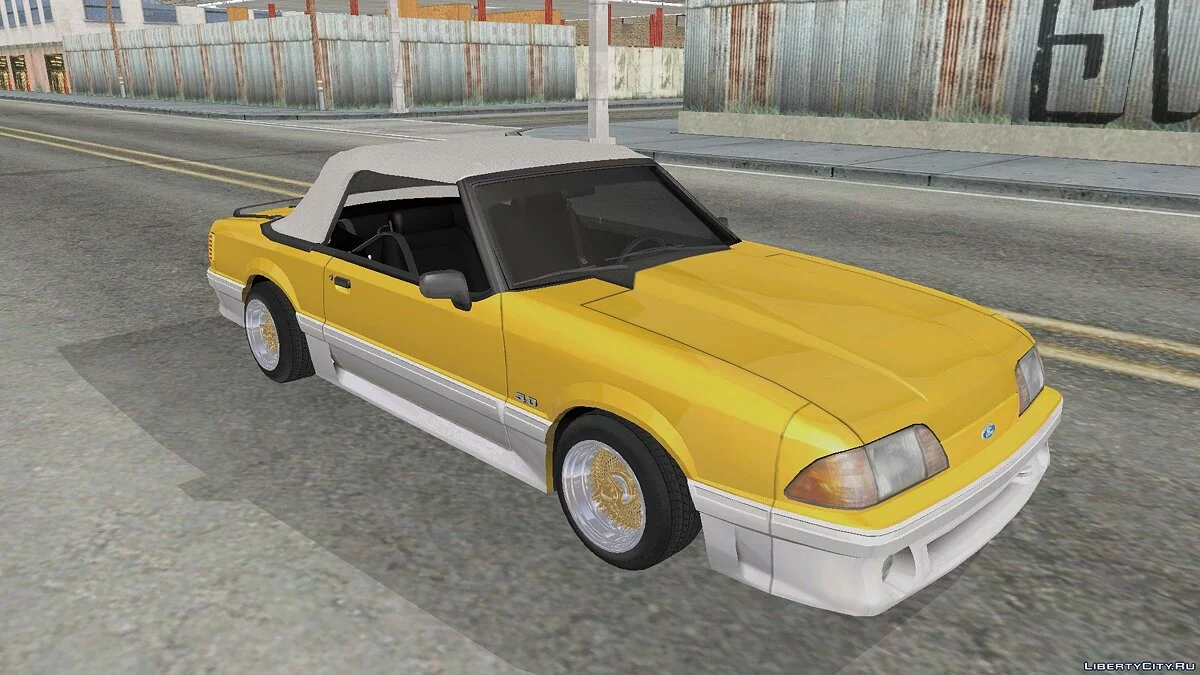1987 Ford Mustang GT 5.0 Cabrio / GTA San Andreas