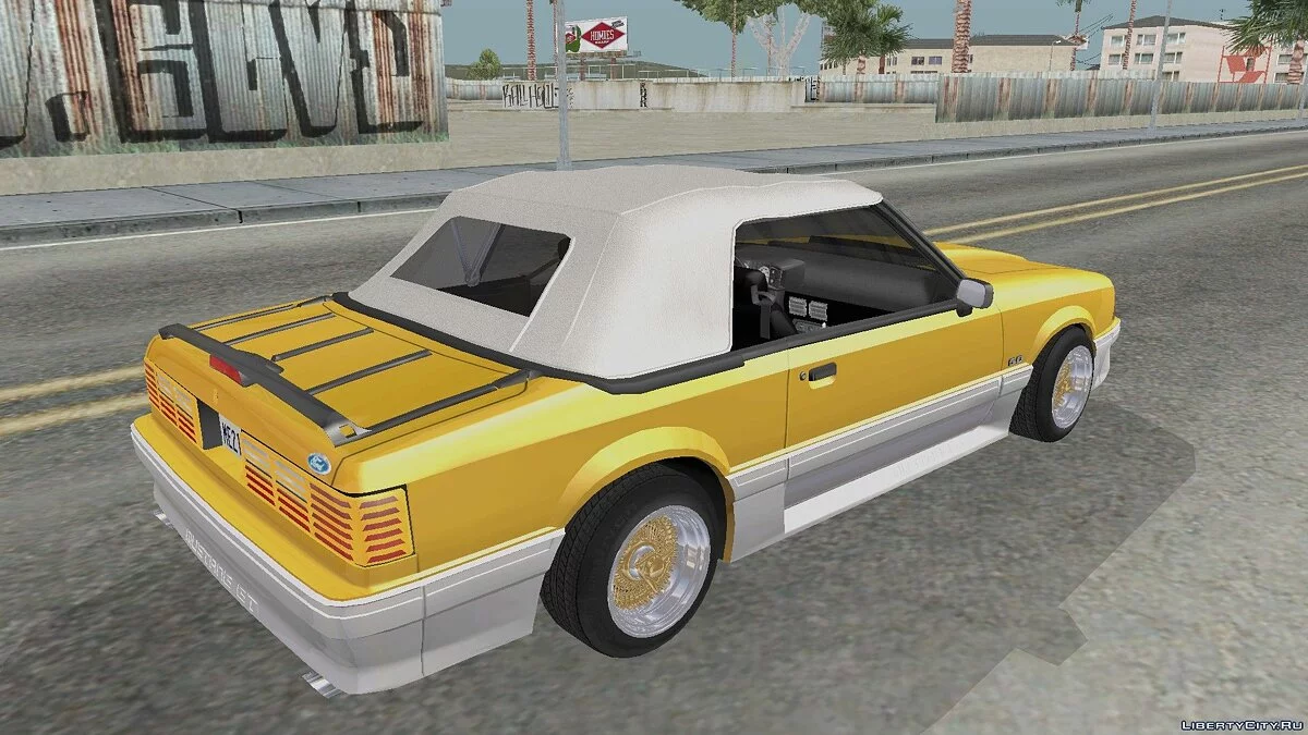 1987 Ford Mustang GT 5.0 Cabrio / GTA San Andreas
