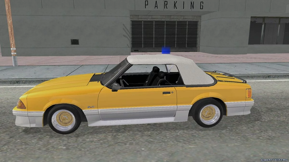 1987 Ford Mustang GT 5.0 Cabrio / GTA San Andreas