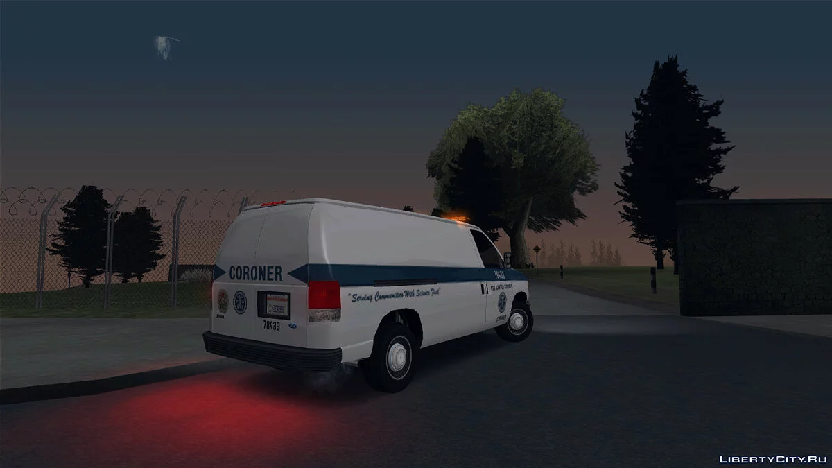 [AVS][SkyGfx Reflection] Ford Econoline 2006 Los Santos County Coroner / GTA San Andreas