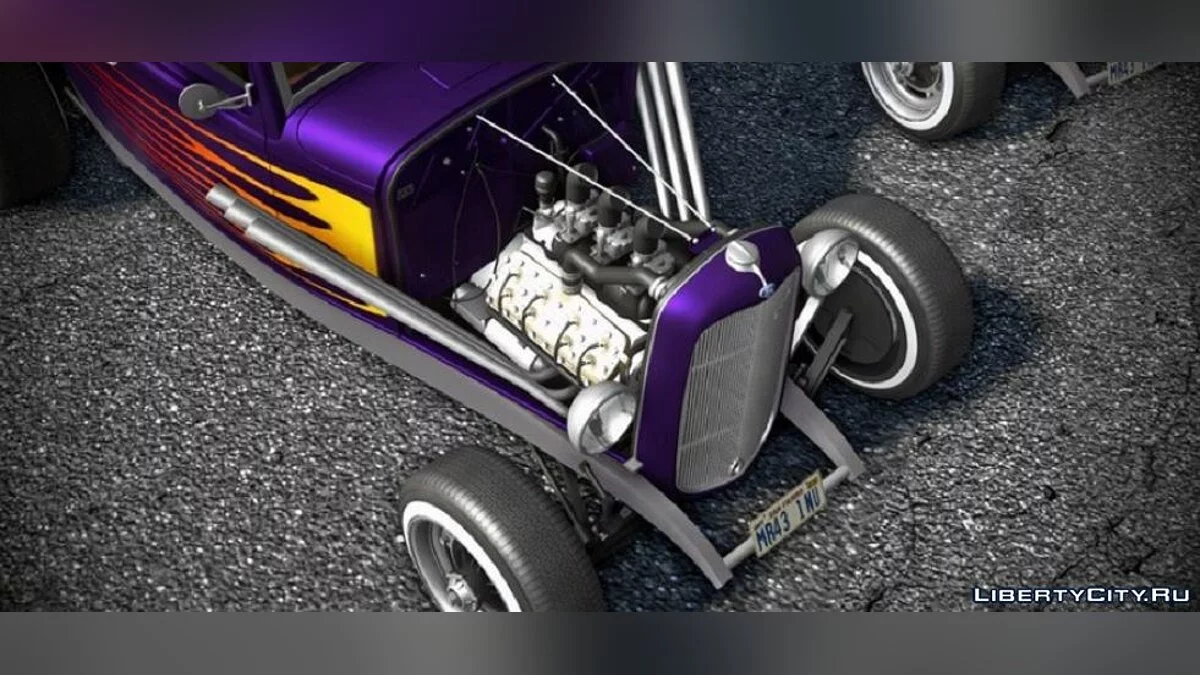 Ford Modelo B DeLuxe 5W Coupe de 1932 - Hot Rod / GTA San Andreas