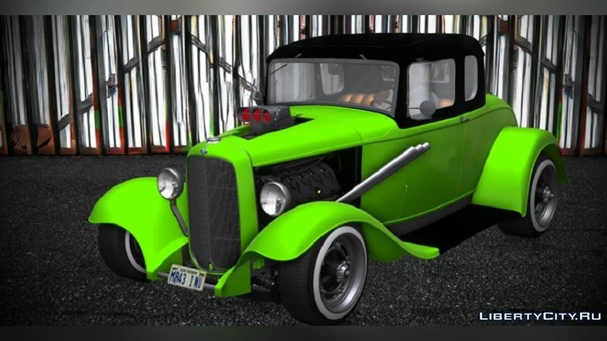 Ford Modelo B DeLuxe 5W Coupe de 1932 - Hot Rod / GTA San Andreas