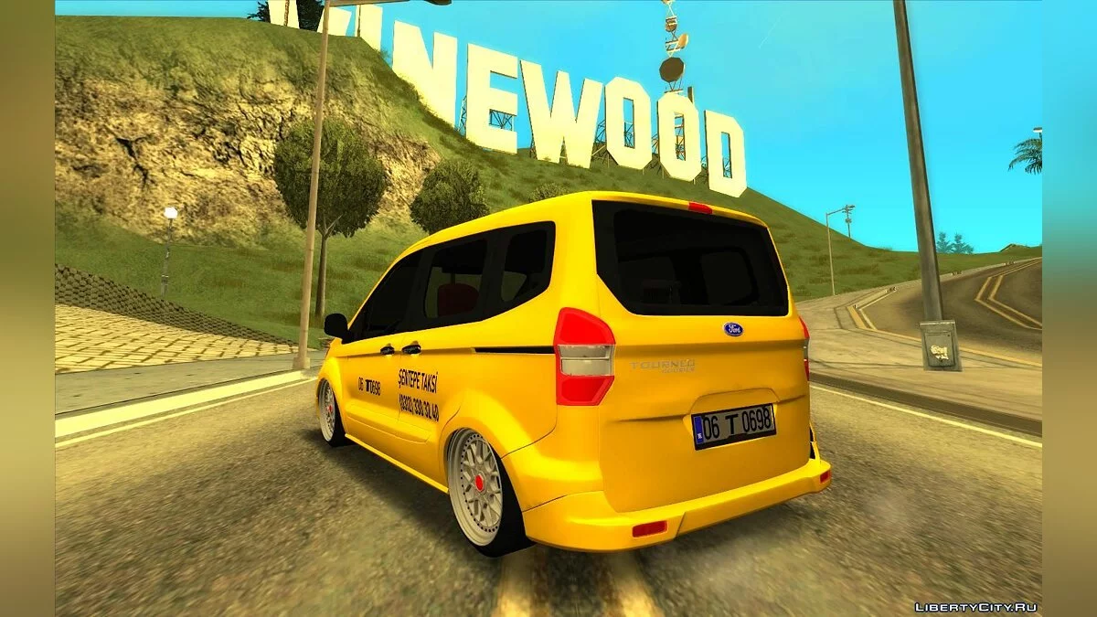 Ford Courier - Taxi / GTA San Andreas