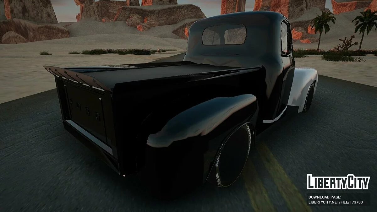 Ford F100 1948 Simple Black Edition / GTA San Andreas