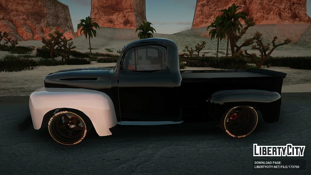Ford F100 1948 Simple Black Edition / GTA San Andreas