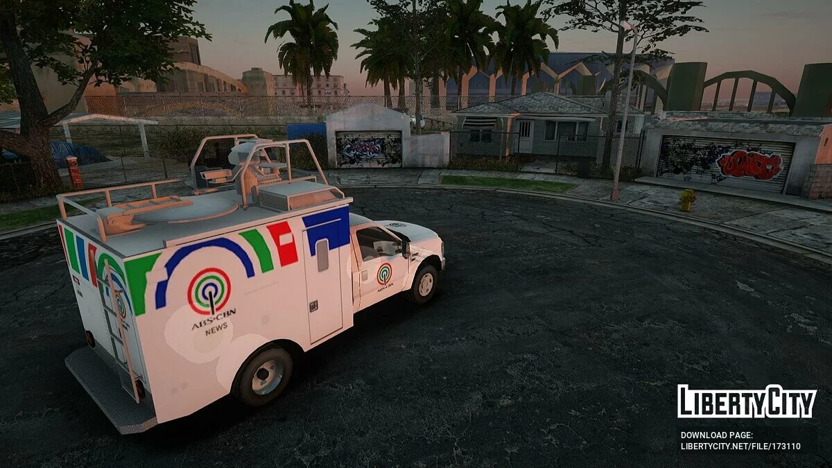 Ford F550 NEWS OB-VAN / GTA San Andreas