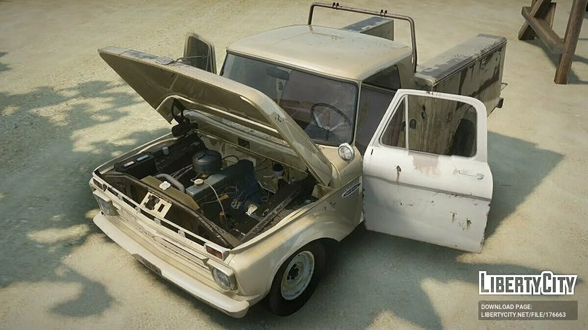 1966 Ford F-100 Utility Wrecked / GTA San Andreas