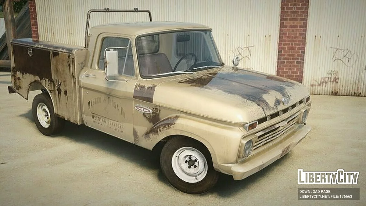 1966 Ford F-100 Utility Wrecked / GTA San Andreas