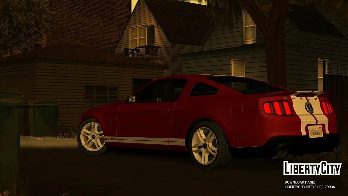 Ford Mustang Shelby GT500 2010 / GTA San Andreas