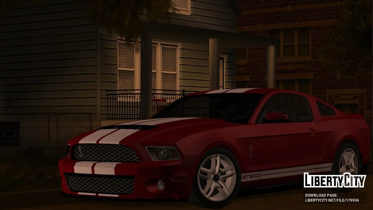 Ford Mustang Shelby GT500 2010 / GTA San Andreas