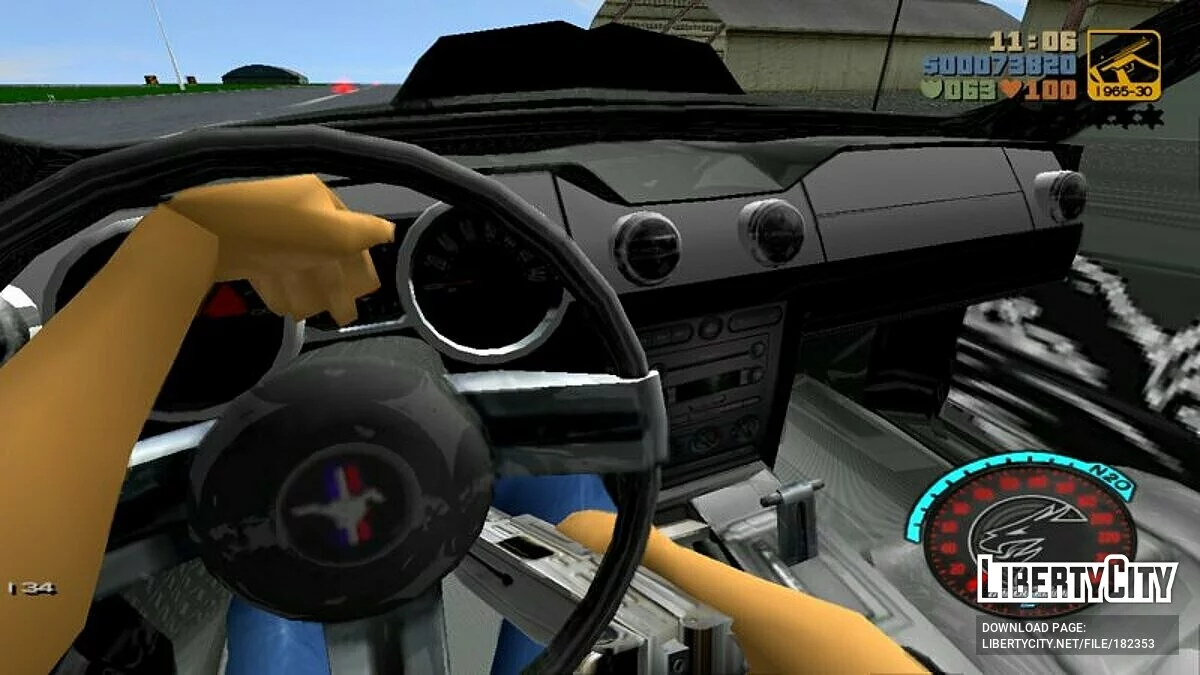 Ford Mustang GT (Nikki) NFSU2 / GTA San Andreas