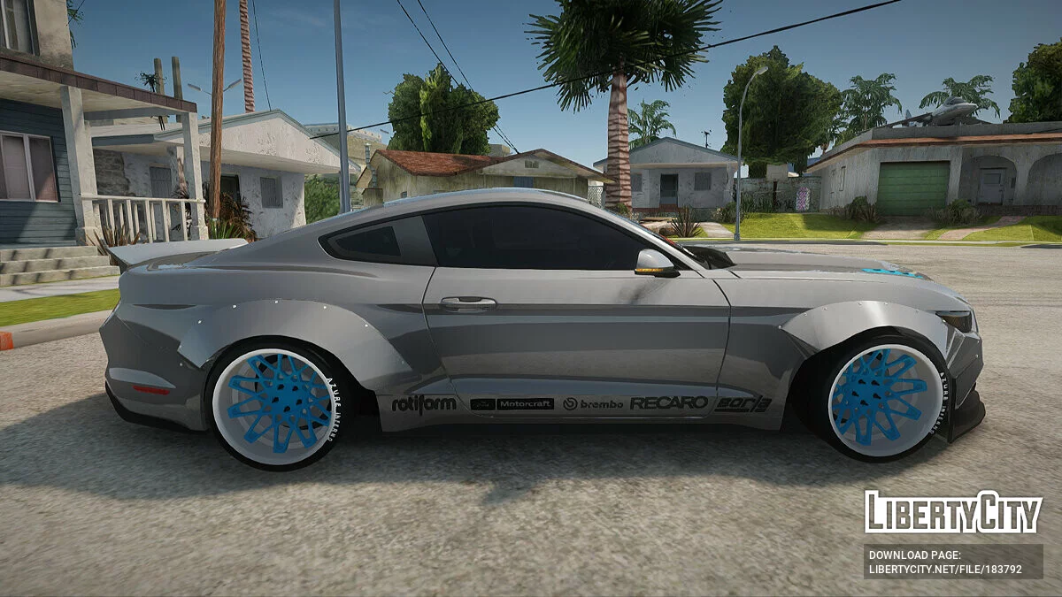 Ford Mustang Azure Inferno / جي تي إيه سان أندرياس