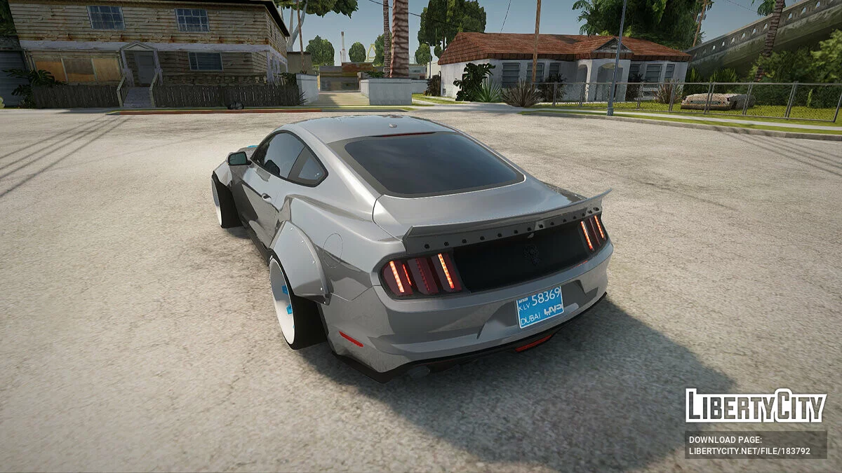 Ford Mustang Azure Inferno / جي تي إيه سان أندرياس