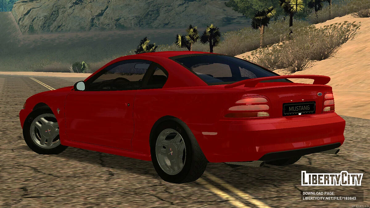 Ford Mustang GT 1993 + CCD / GTA San Andreas