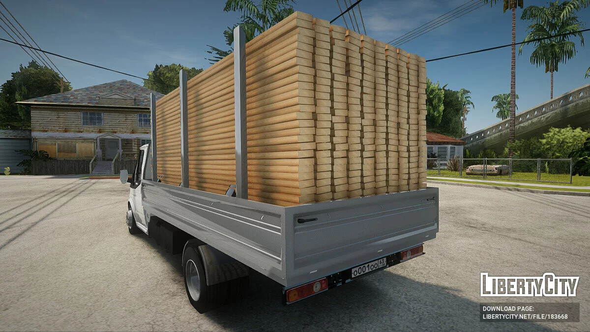 Ford Transit Cargo Transportation / GTA San Andreas