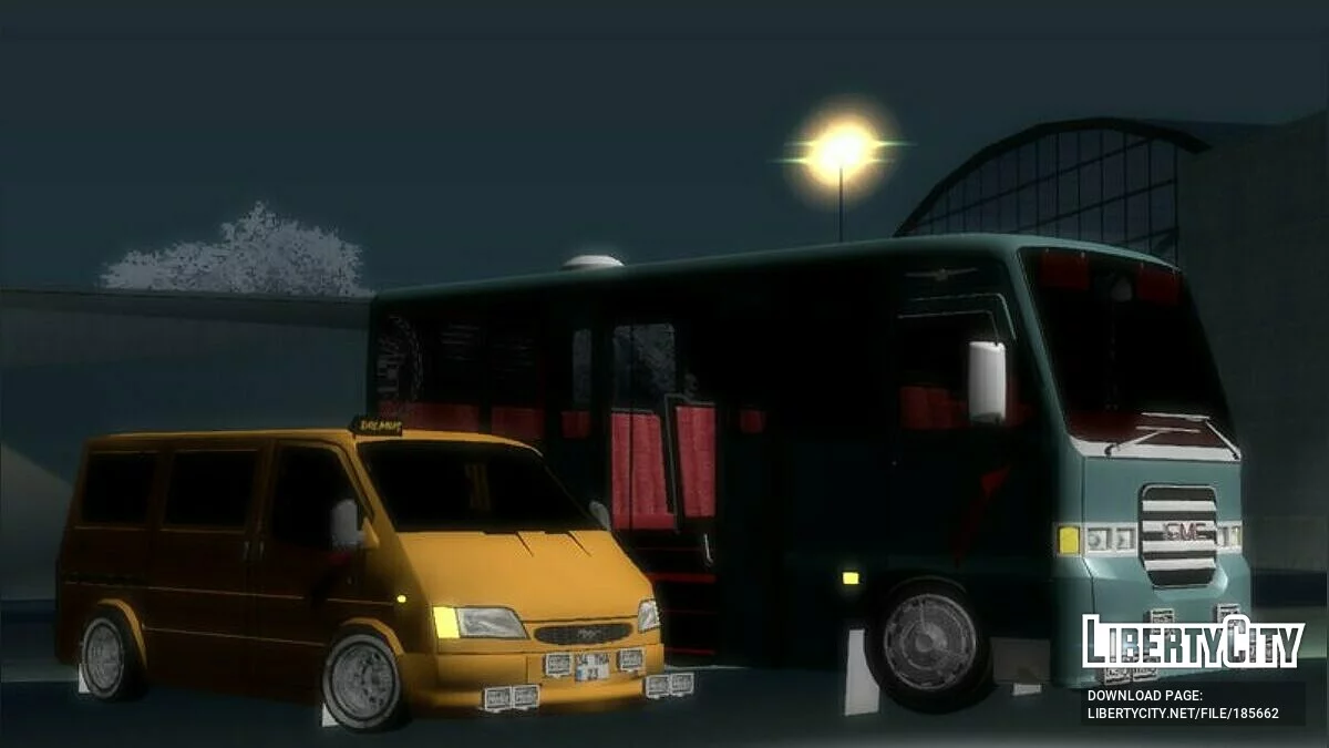 Etiqueta de Dolmuş Amarelo Ford Transit / GTA San Andreas