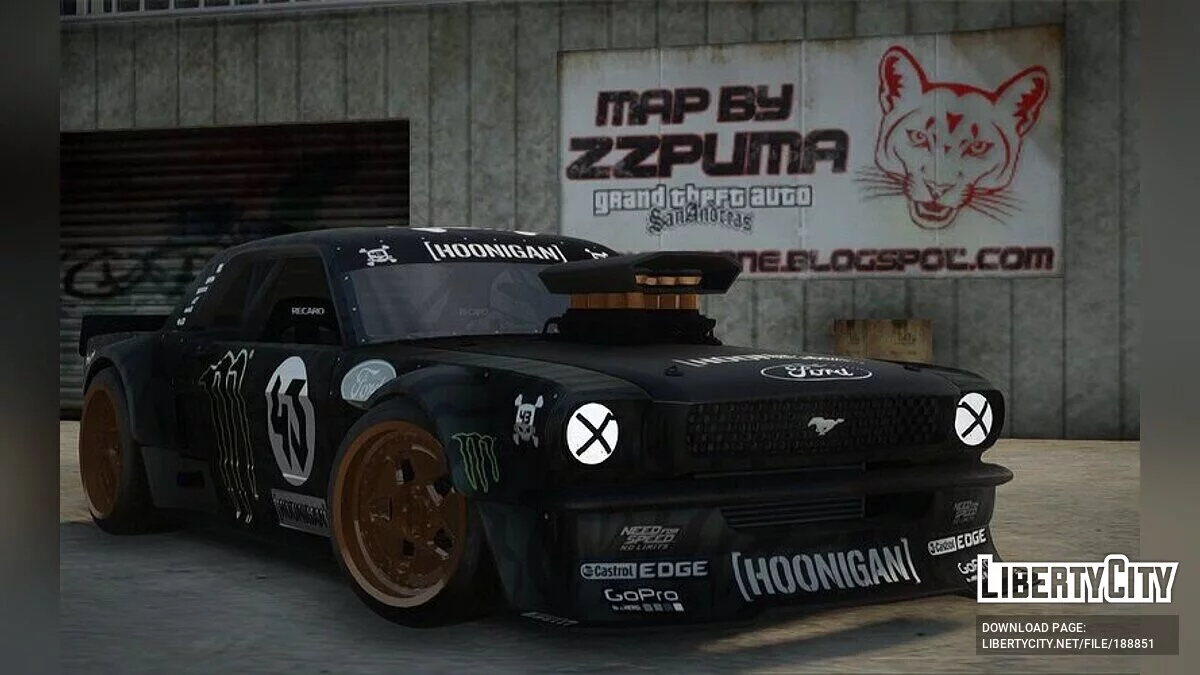 Ford Mustang Hoonicorn [Gymkhana 7] / GTA San Andreas