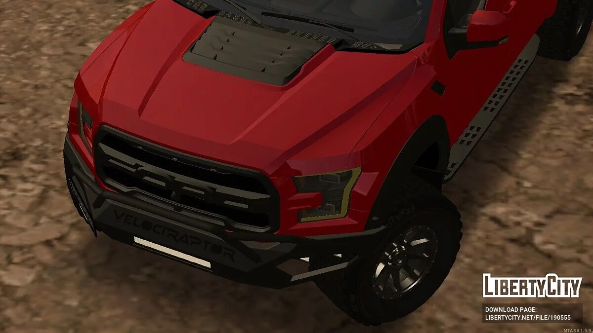 فورد اف-150 فيلوسيرابتور 6x6 + قرص مضغوط مزدوج / جي تي إيه سان أندرياس