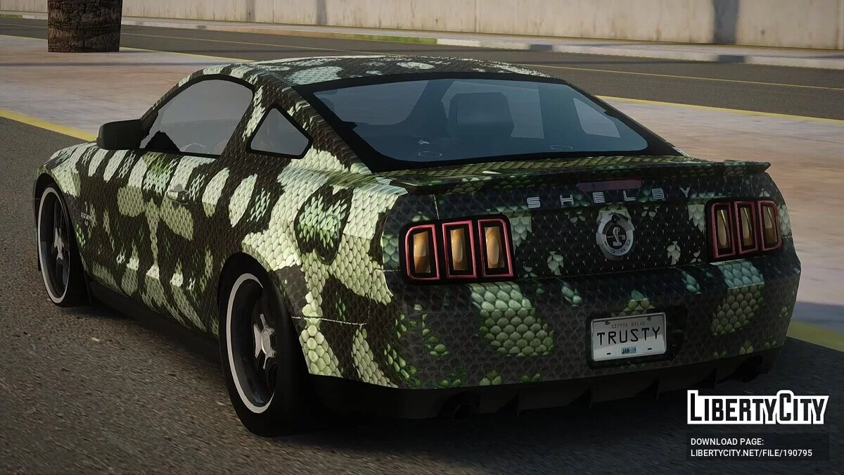 Ford Mustang Shelby GT500KR Super Snake V2 Real Snake / GTA San Andreas