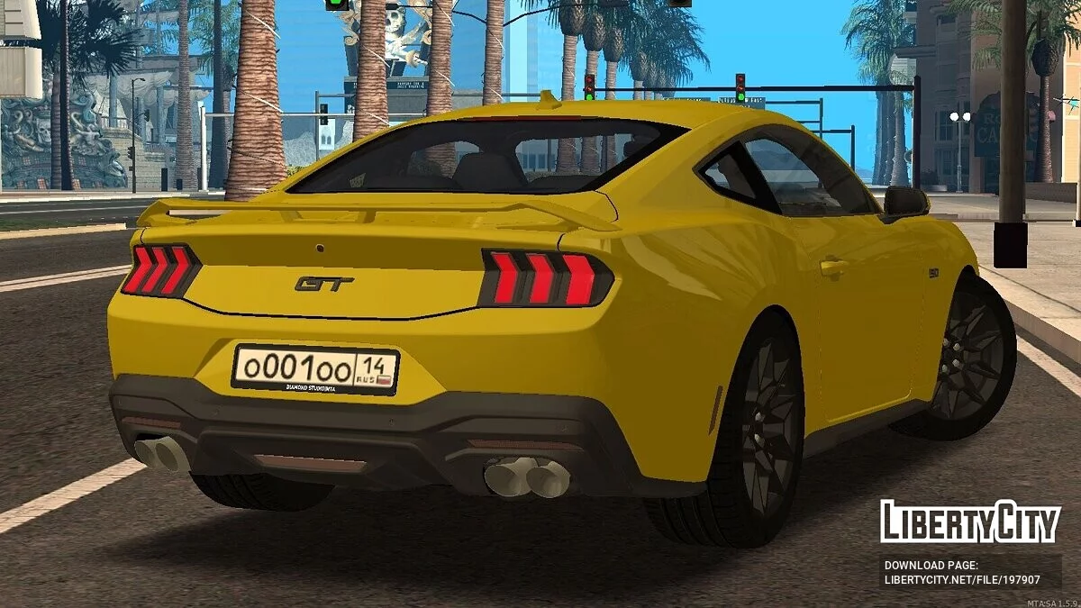 Ford Mustang 2024 + CCD / GTA San Andreas