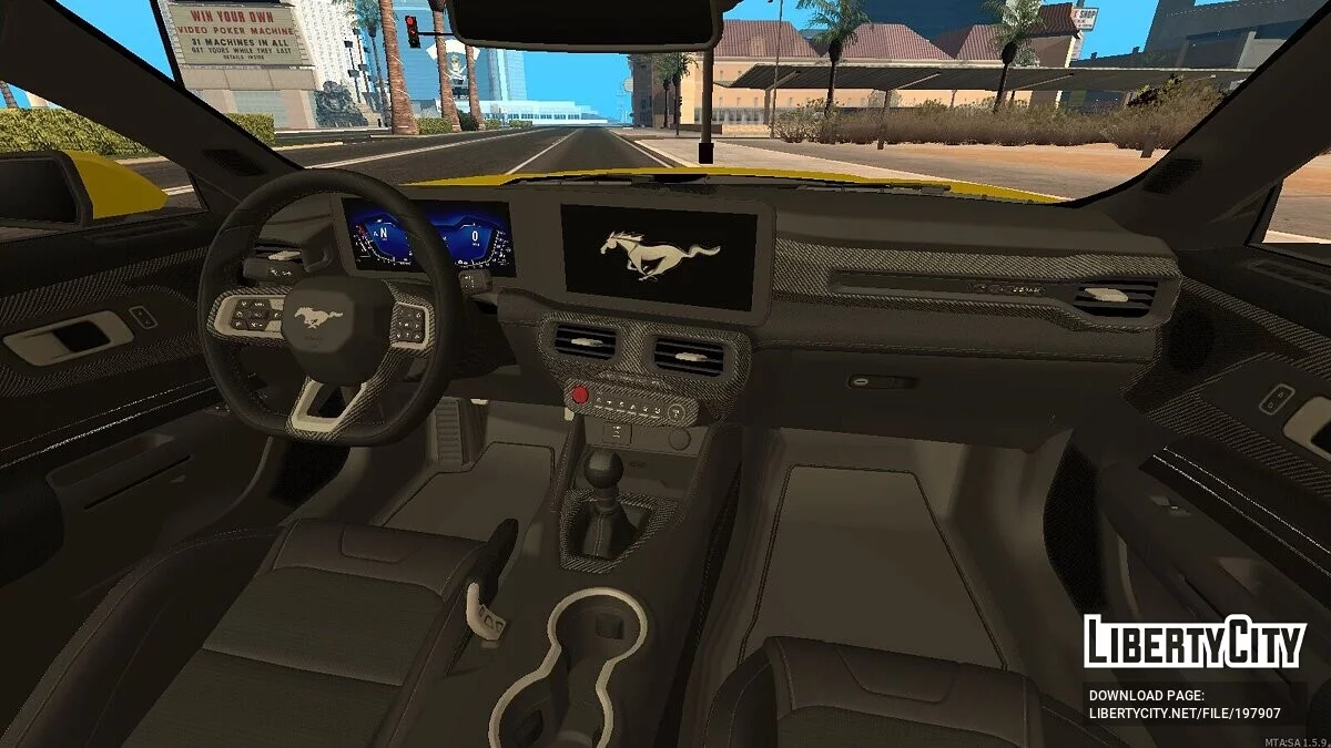 Ford Mustang 2024 + CCD / GTA San Andreas