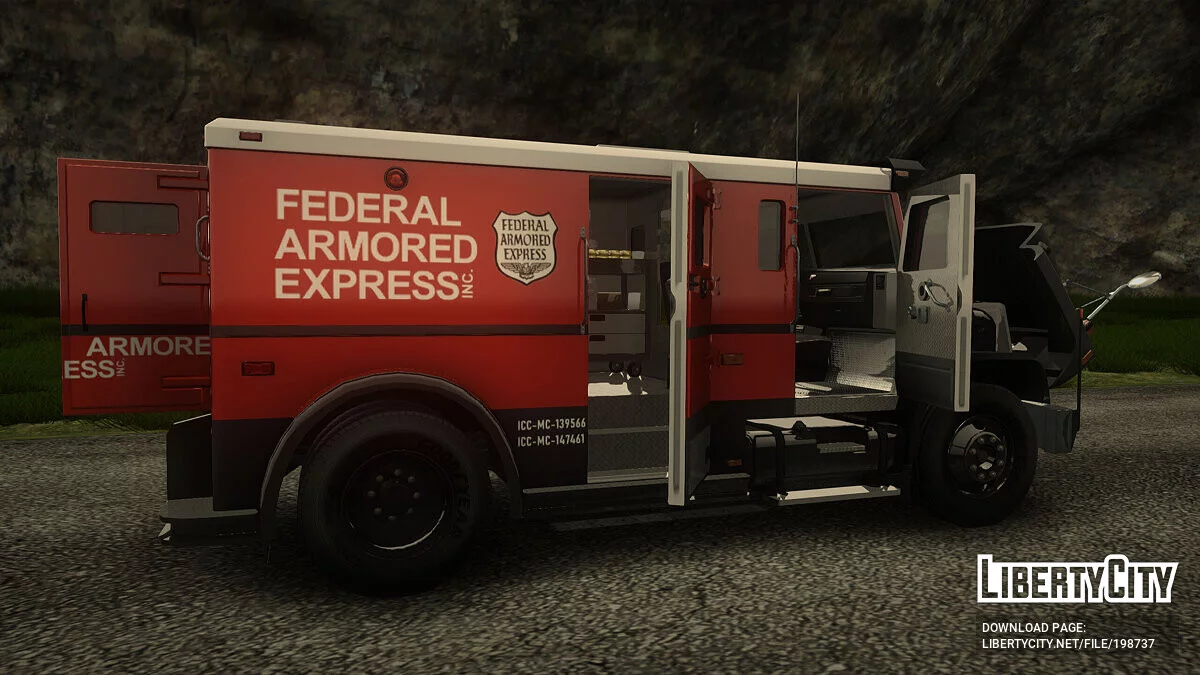 Caminhão Blindado Ford F-800 Medium Duty 1985 / GTA San Andreas