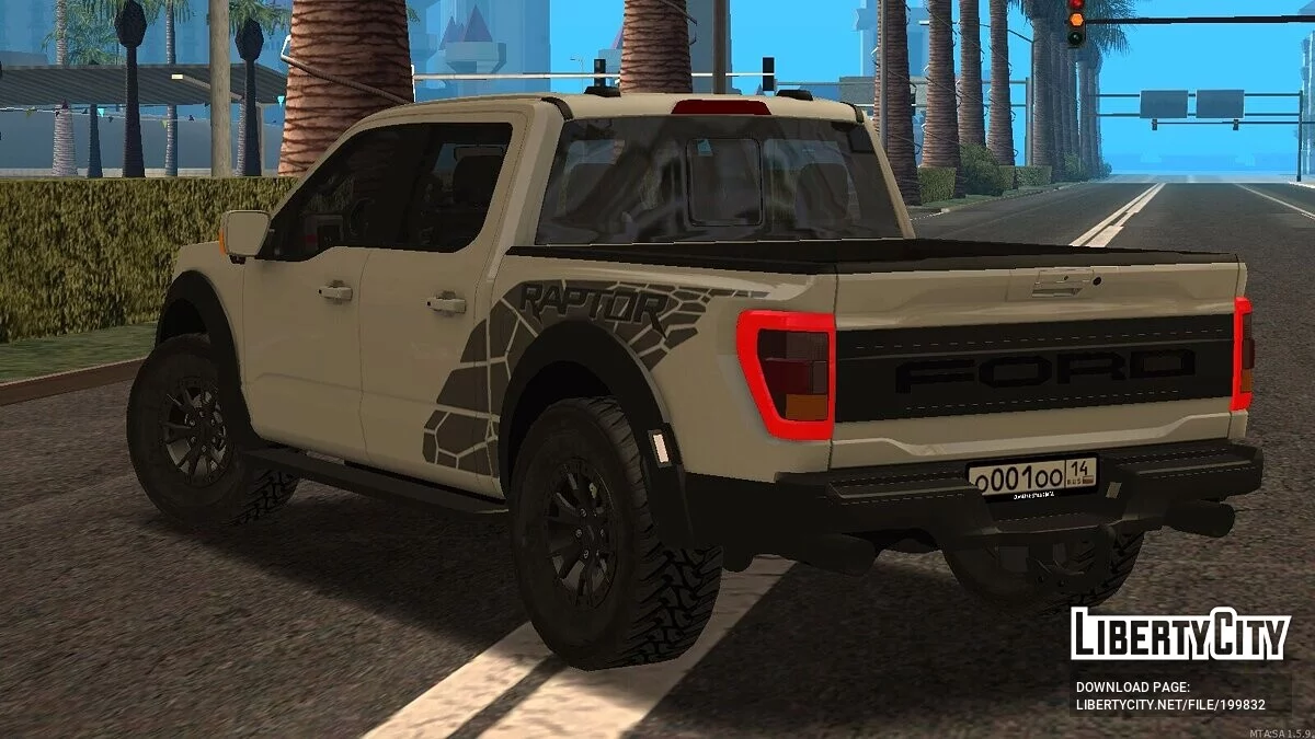 Ford Raptor F-150 2022 + CCD / GTA San Andreas