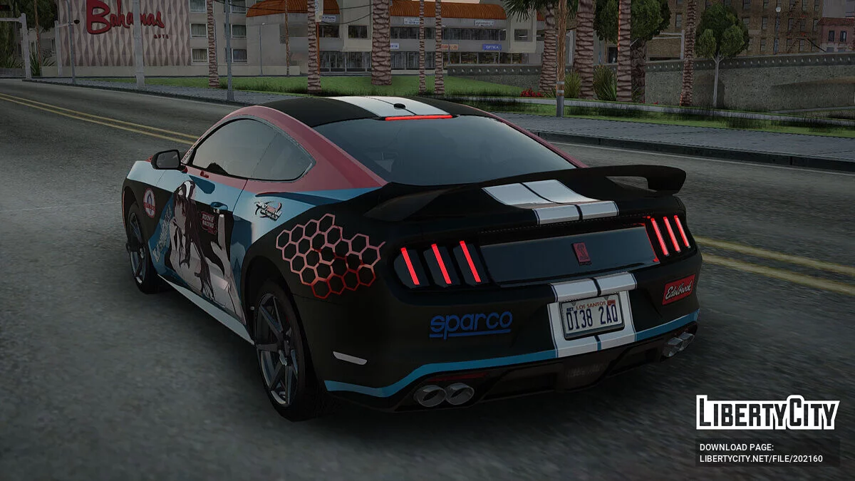 Ford Mustang Shelby GT350R 2016 Kasumigaoka / GTA San Andreas