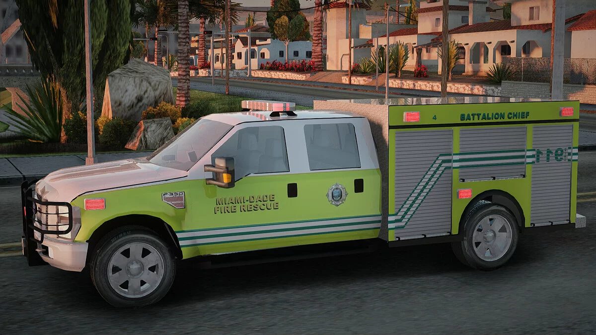 Ford F350 XLT Super Duty MDFD Batalion Chief 12 / GTA San Andreas