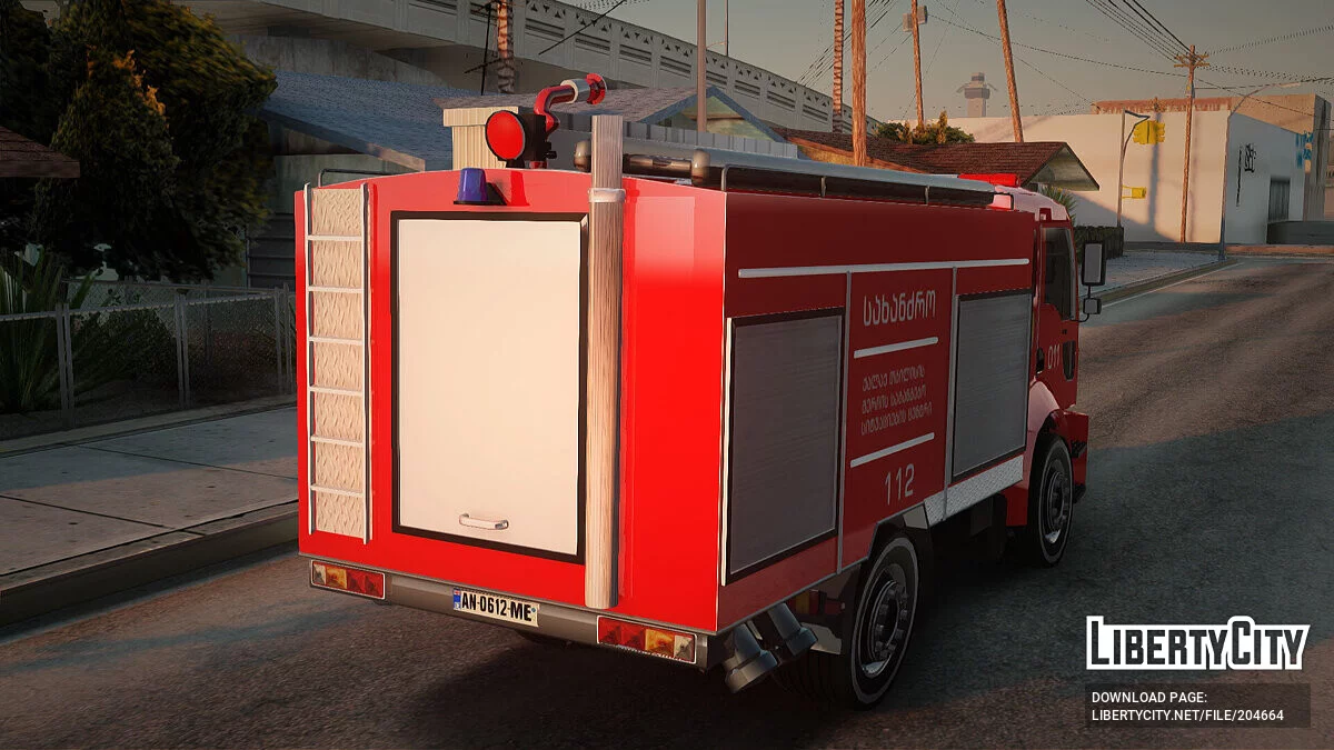 Ford Cargo Geo Firetruck / GTA San Andreas
