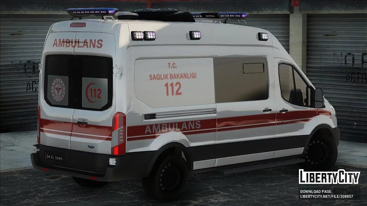 Ford Transit - Швидка Допомога / GTA San Andreas