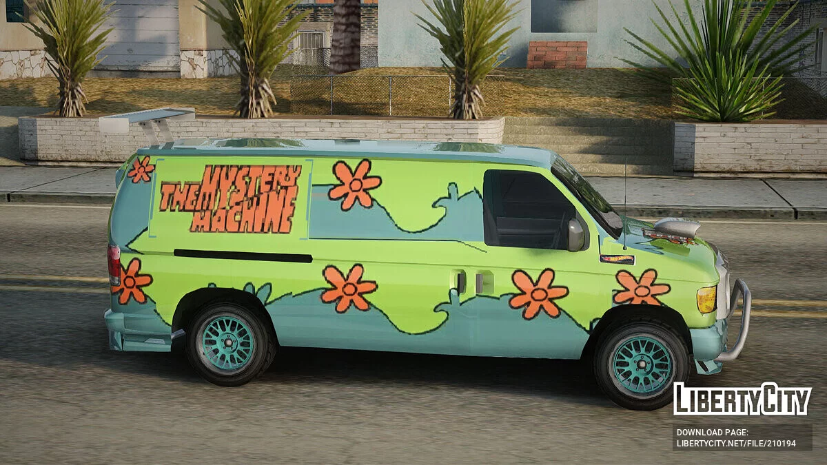 Ford Econoline E-250 Scooby-Doo Version / GTA San Andreas