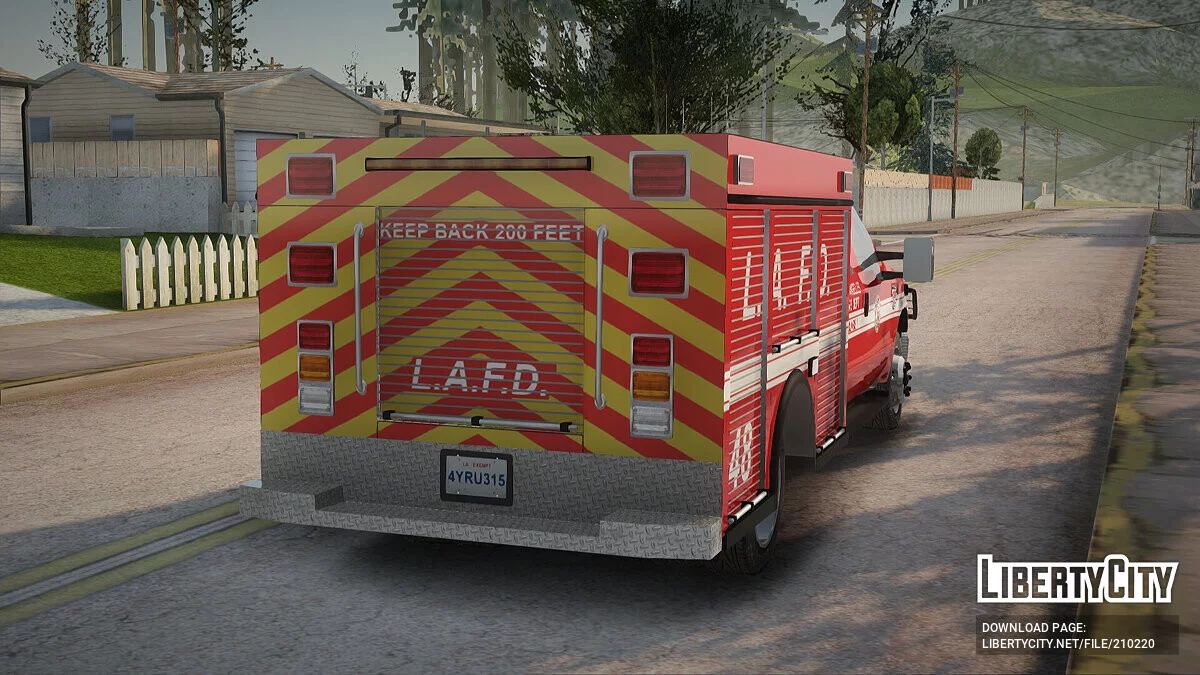 Ford F-350 Super Duty LAFD / GTA San Andreas