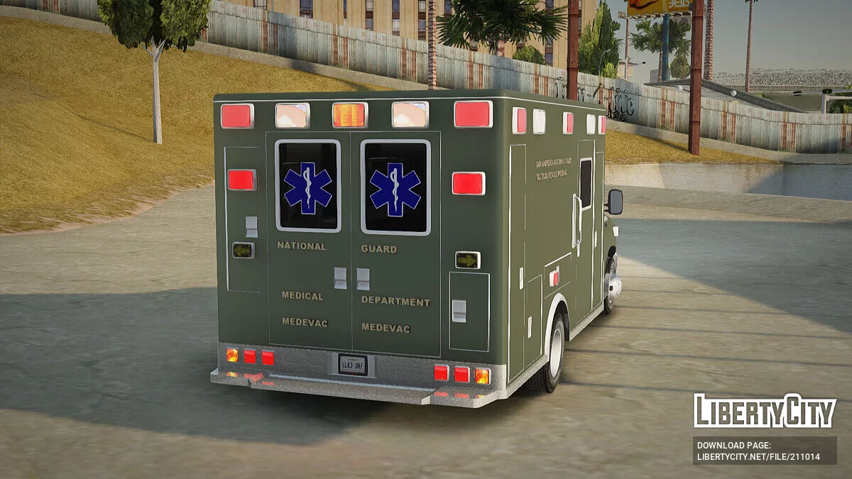 Ford E450 Ambulance SANG Tactical Rescue / جي تي إيه سان أندرياس