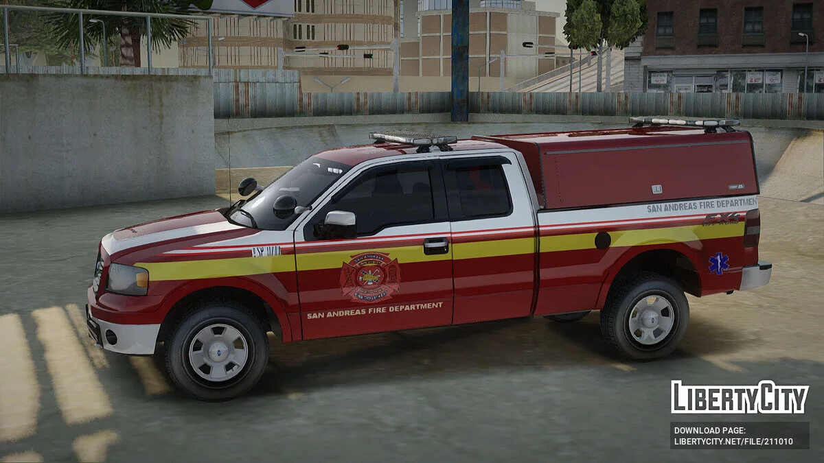Ford F150 Fire Department Utility 2005 / جي تي إيه سان أندرياس