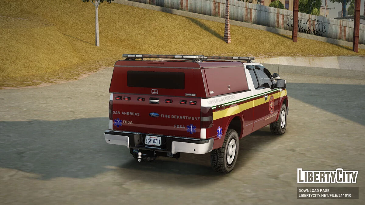 Ford F150 Fire Department Utility 2005 / جي تي إيه سان أندرياس
