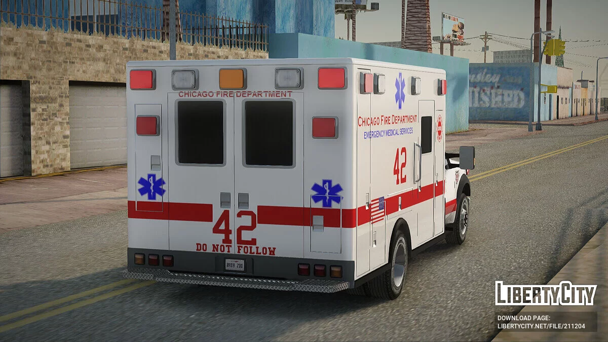 Ford F350 Super Duty Chicago Fire Department EMS / GTA San Andreas
