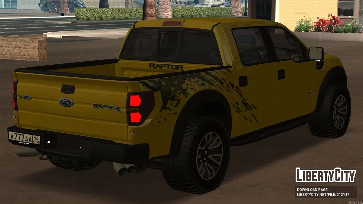 Ford Raptor SVT 2012 + CCD / GTA San Andreas
